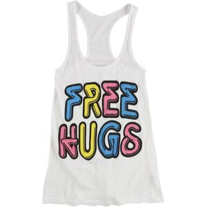 Sweet & Toxic Womens Free Hugs Tank Top, Multicoloured, NWT